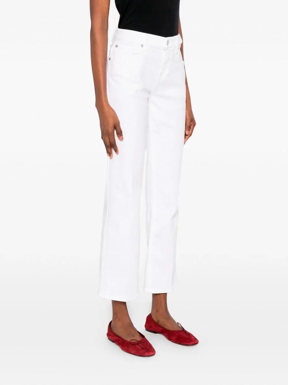 7 For All Mankind CALIE STRAIGHT ANKLE Soleil Size 27" / US 4 / IT 40 - 3 Thumbnail
