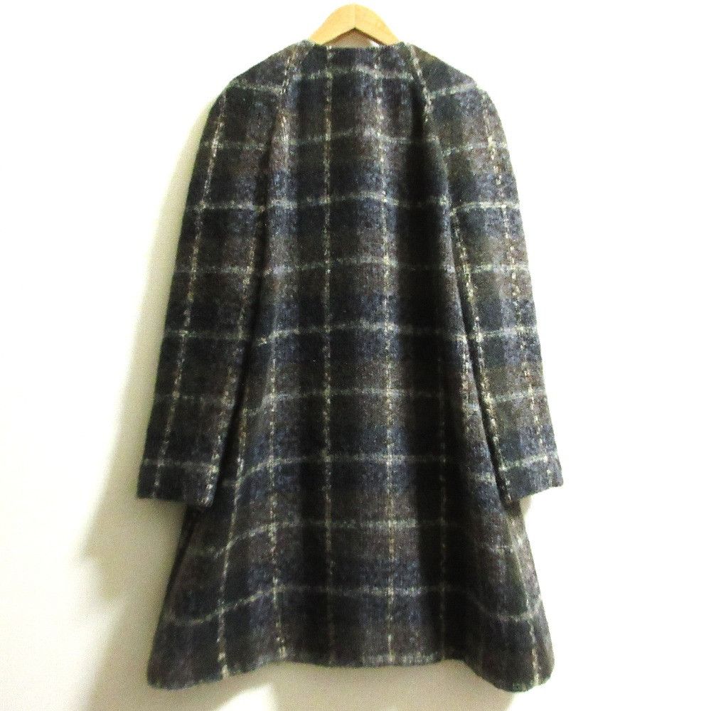 Stella McCartney Stella Mccartney Stella McCartney Check Mohair Coat Textile Outerwear DUTY FREE for USA Size ONE SIZE - 2 Thumbnail