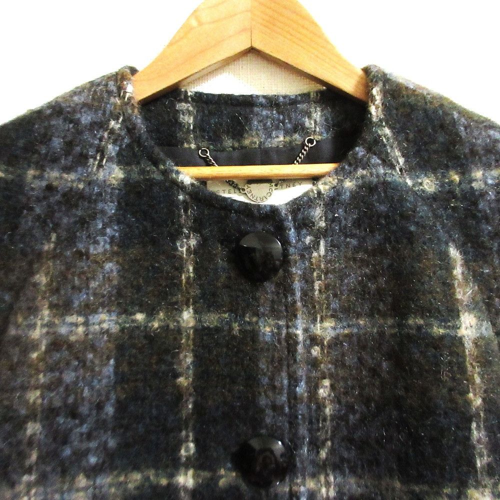 Stella McCartney Stella Mccartney Stella McCartney Check Mohair Coat Textile Outerwear DUTY FREE for USA Size ONE SIZE - 6 Thumbnail