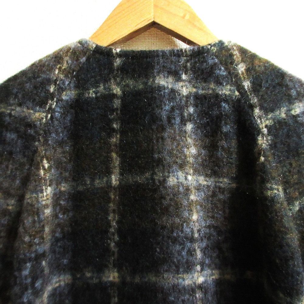 Stella McCartney Stella Mccartney Stella McCartney Check Mohair Coat Textile Outerwear DUTY FREE for USA Size ONE SIZE - 7 Thumbnail