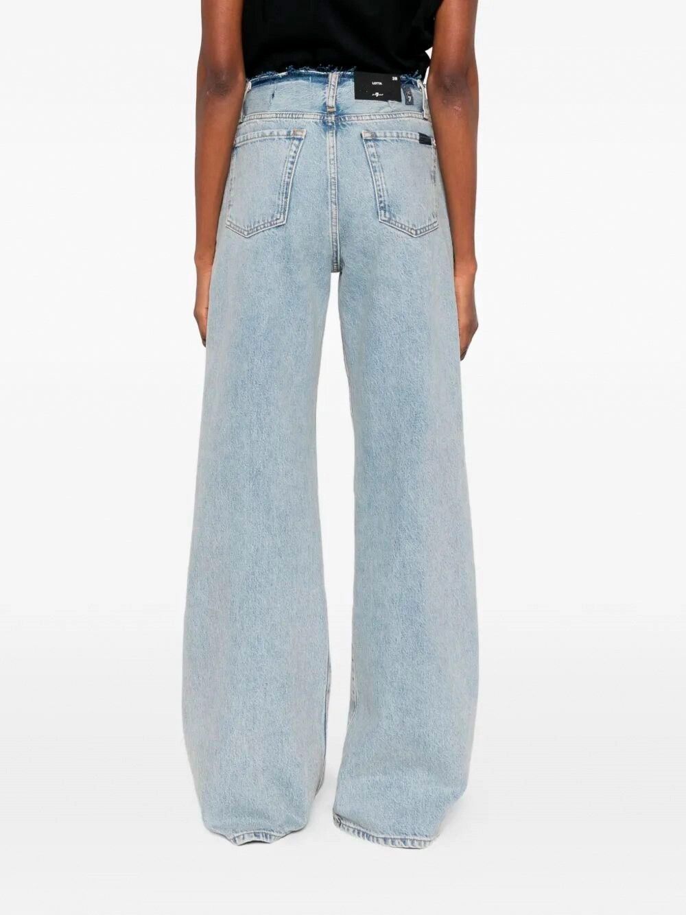 7 For All Mankind LOTTA Blue Erosion Size 27" / US 4 / IT 40 - 3 Thumbnail