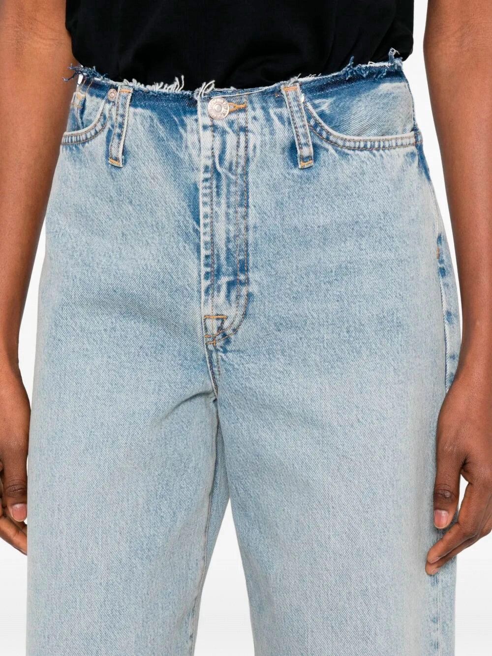 7 For All Mankind LOTTA Blue Erosion Size 29" - 4 Thumbnail