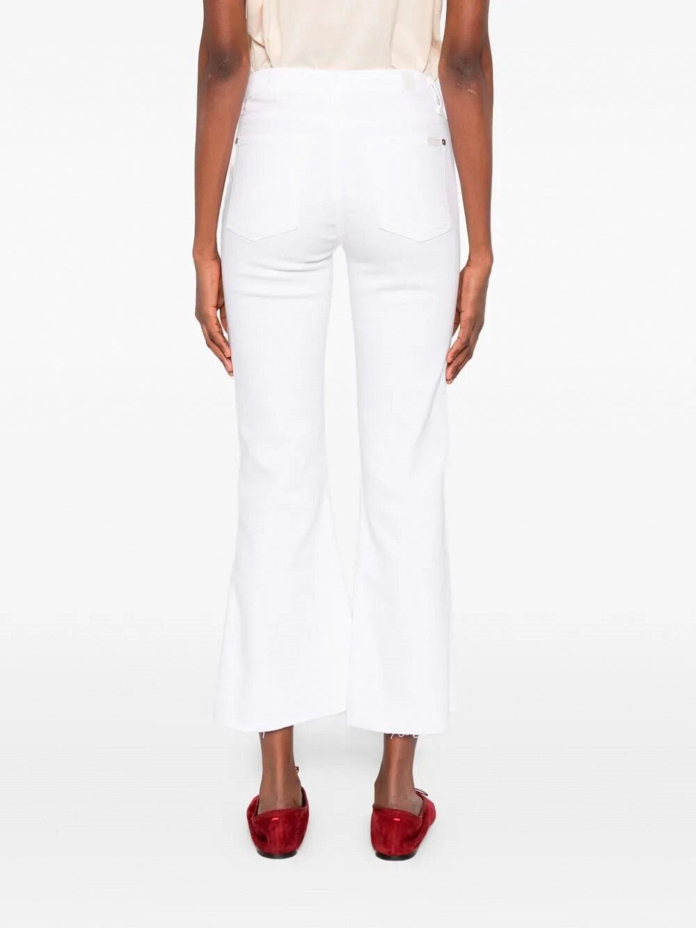 7 For All Mankind CROPPED DOJO Soleil With Raw Cut Size 25" / US 0 / IT 36 - 5 Thumbnail