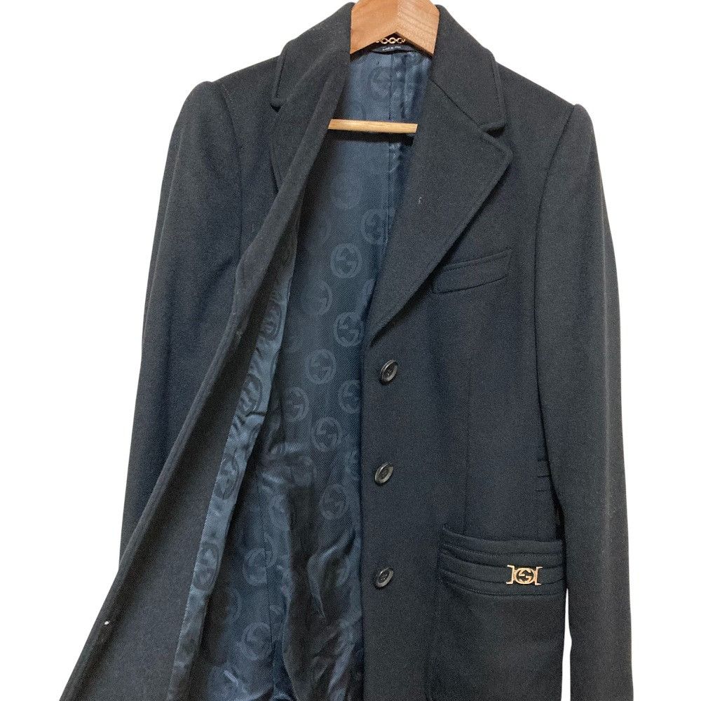 Gucci Gucci Gucci Interlocking G Wool Long Coat Textile Outerwear DUTY FREE for USA Size ONE SIZE - 3 Thumbnail
