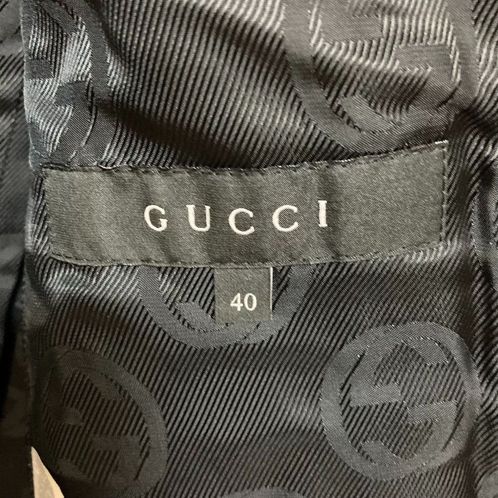 Gucci Gucci Gucci Interlocking G Wool Long Coat Textile Outerwear DUTY FREE for USA Size ONE SIZE - 6 Thumbnail