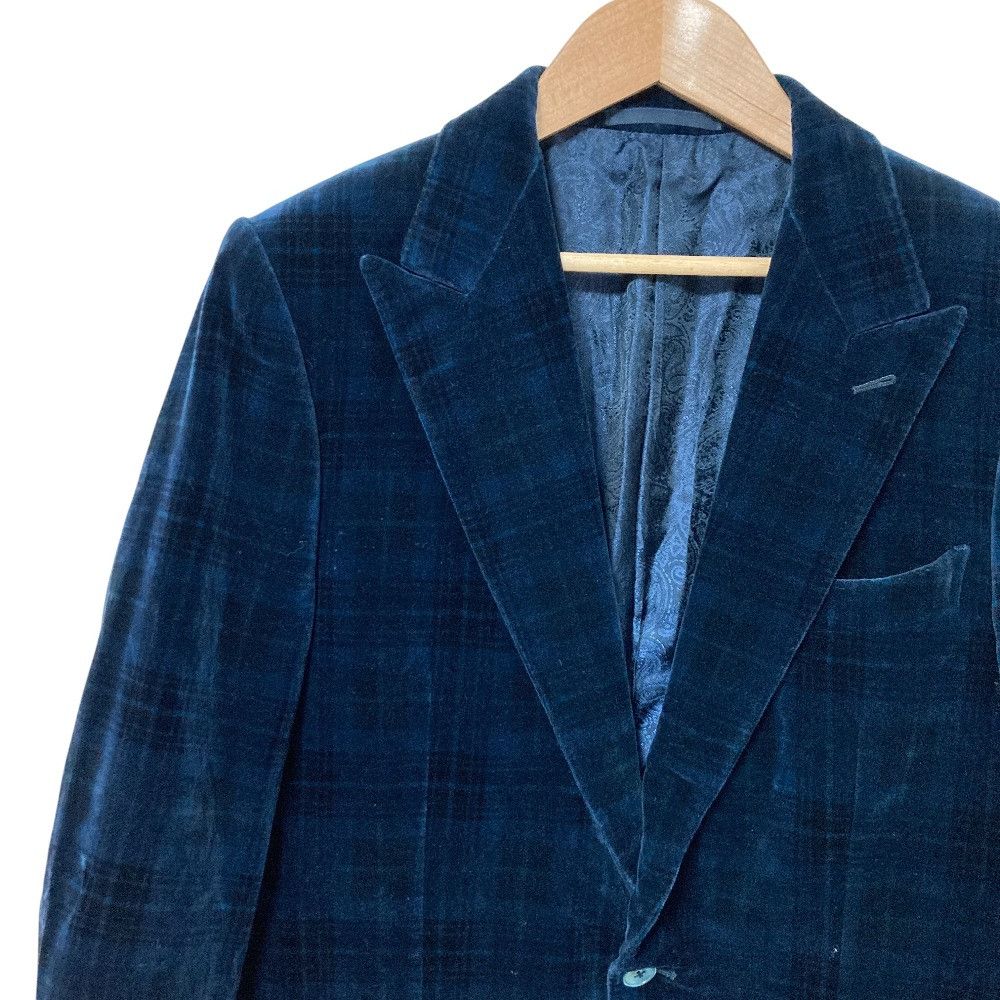 Other Zegna Ermenegildo Zegna Blackwatch Velvet Tailored Jacket Textile Outerwear DUTY FREE for USA Size ONE SIZE - 3 Thumbnail