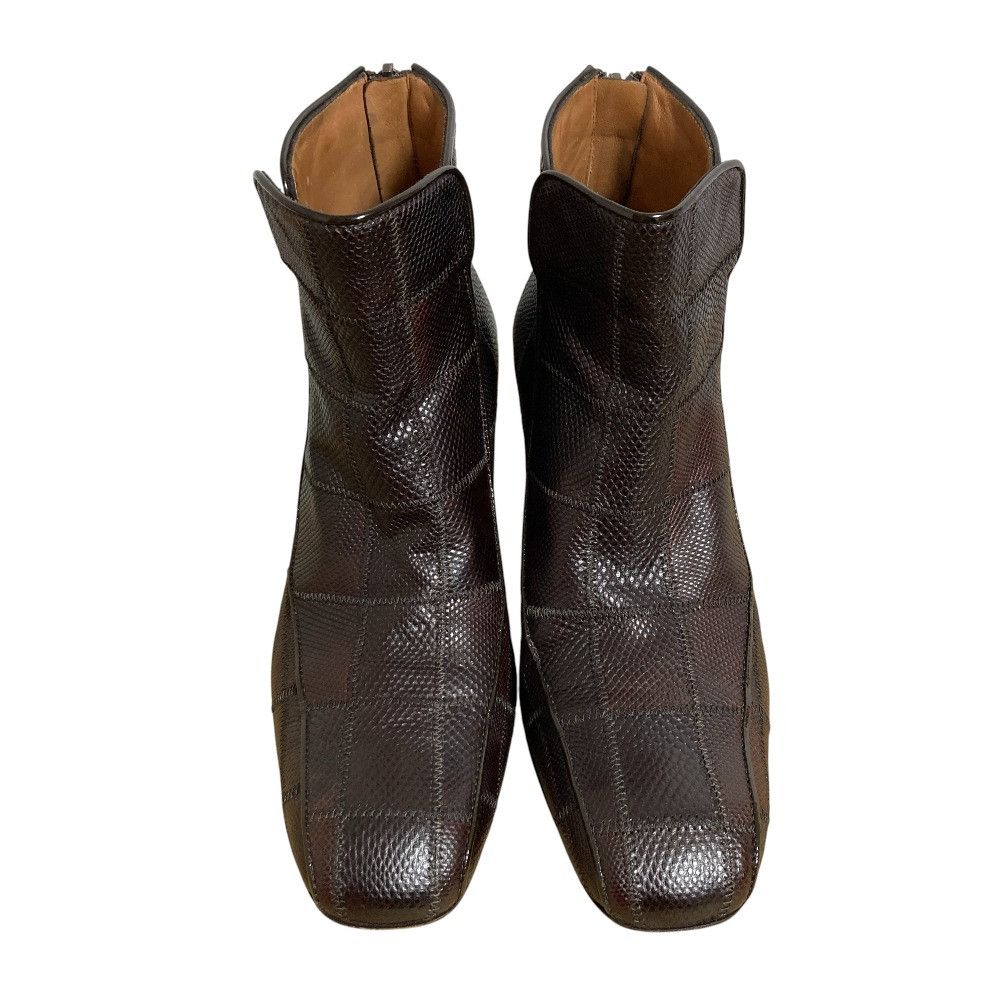 Bottega Veneta Bottega Veneta Bottega Veneta Lizard Leather Short Boots Leather Shoes DUTY FREE for USA Size ONE SIZE - 2 Thumbnail