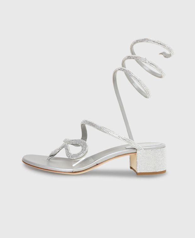 Rene Caovilla Morgana Sandals with calf lacing Size US 8.5 / IT 38.5 - 4 Thumbnail