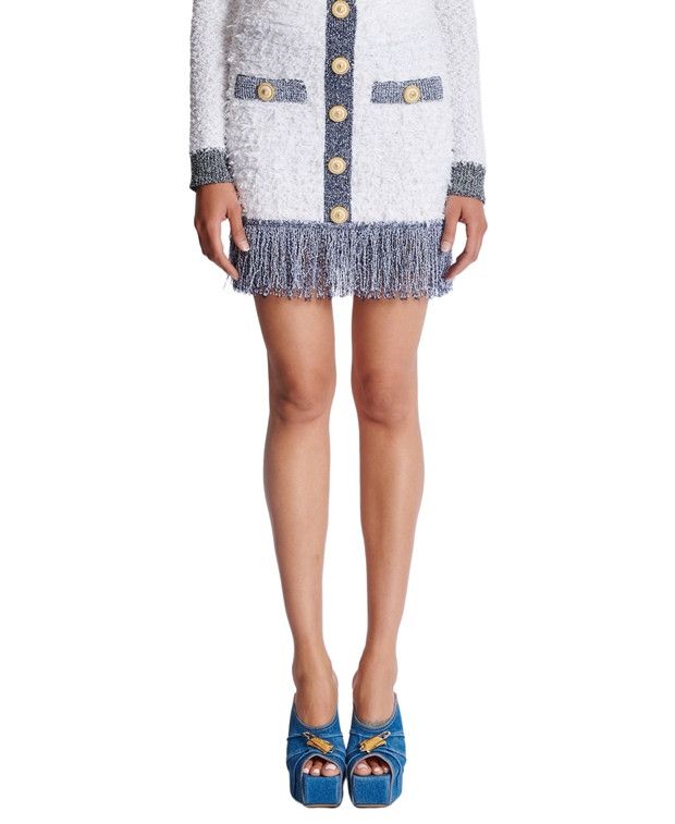 Balmain Miniskirt Size 25" / US 0 / IT 36 - 4 Thumbnail