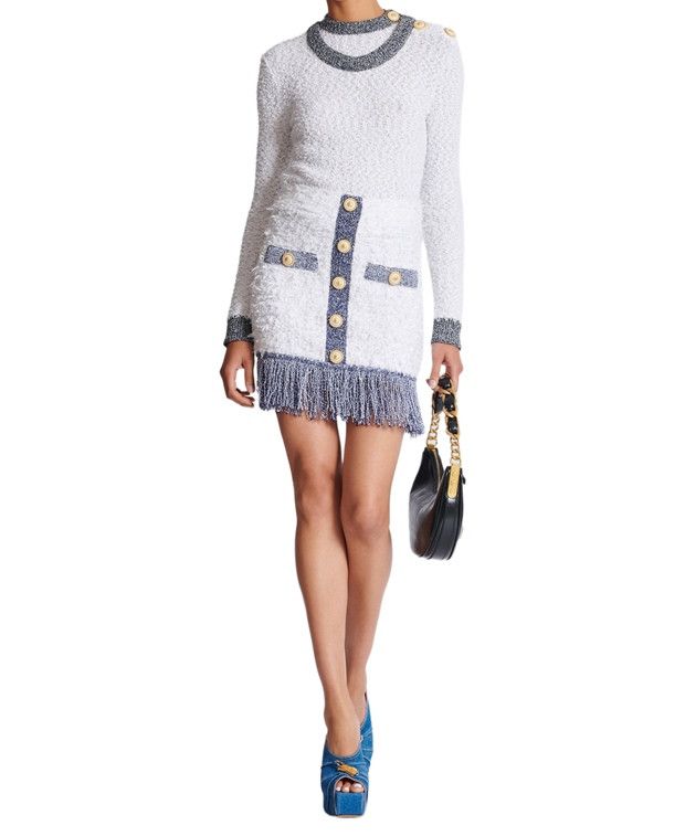 Balmain Miniskirt Size 25" / US 0 / IT 36 - 2 Thumbnail
