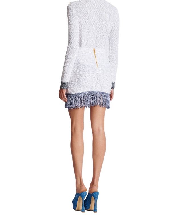 Balmain Miniskirt Size 25" / US 0 / IT 36 - 3 Thumbnail