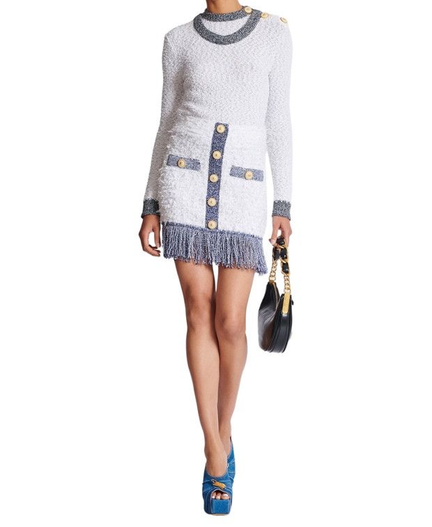 Balmain Miniskirt Size 25" / US 0 / IT 36 - 7 Thumbnail