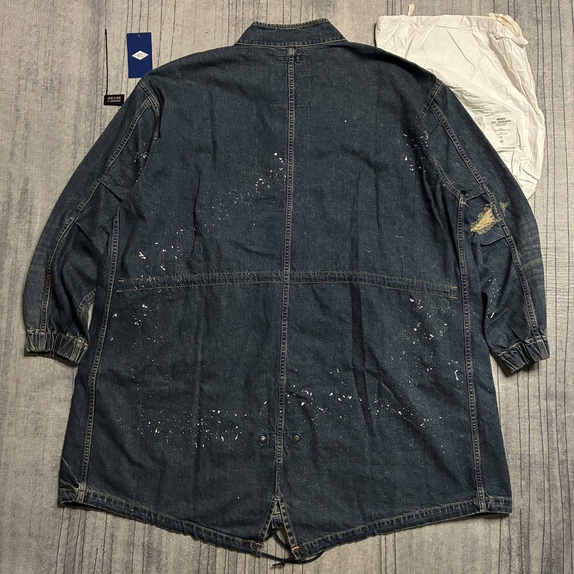 Madness MADNESS M65 19AW Denim Parka Size US M / EU 48-50 / 2 - 2 Thumbnail