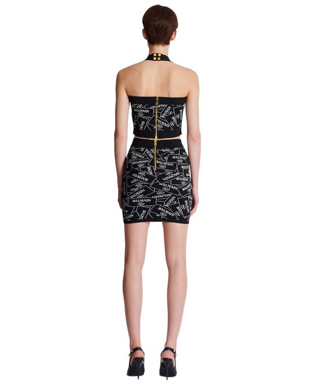 Balmain Miniskirt Size 27" / US 4 / IT 40 - 3 Thumbnail