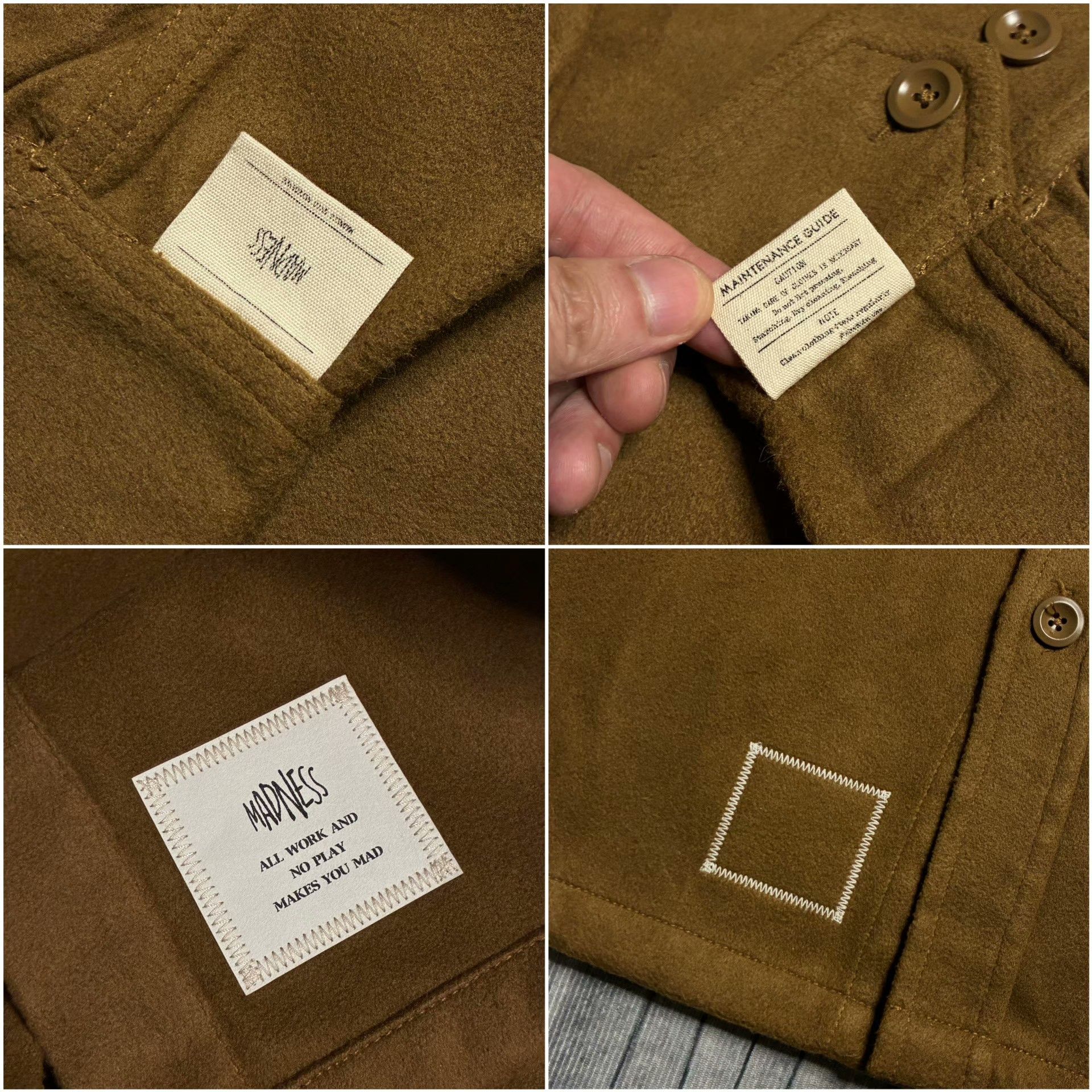 Madness MADNESS 23AW Shirt Jacket Size US M / EU 48-50 / 2 - 4 Thumbnail