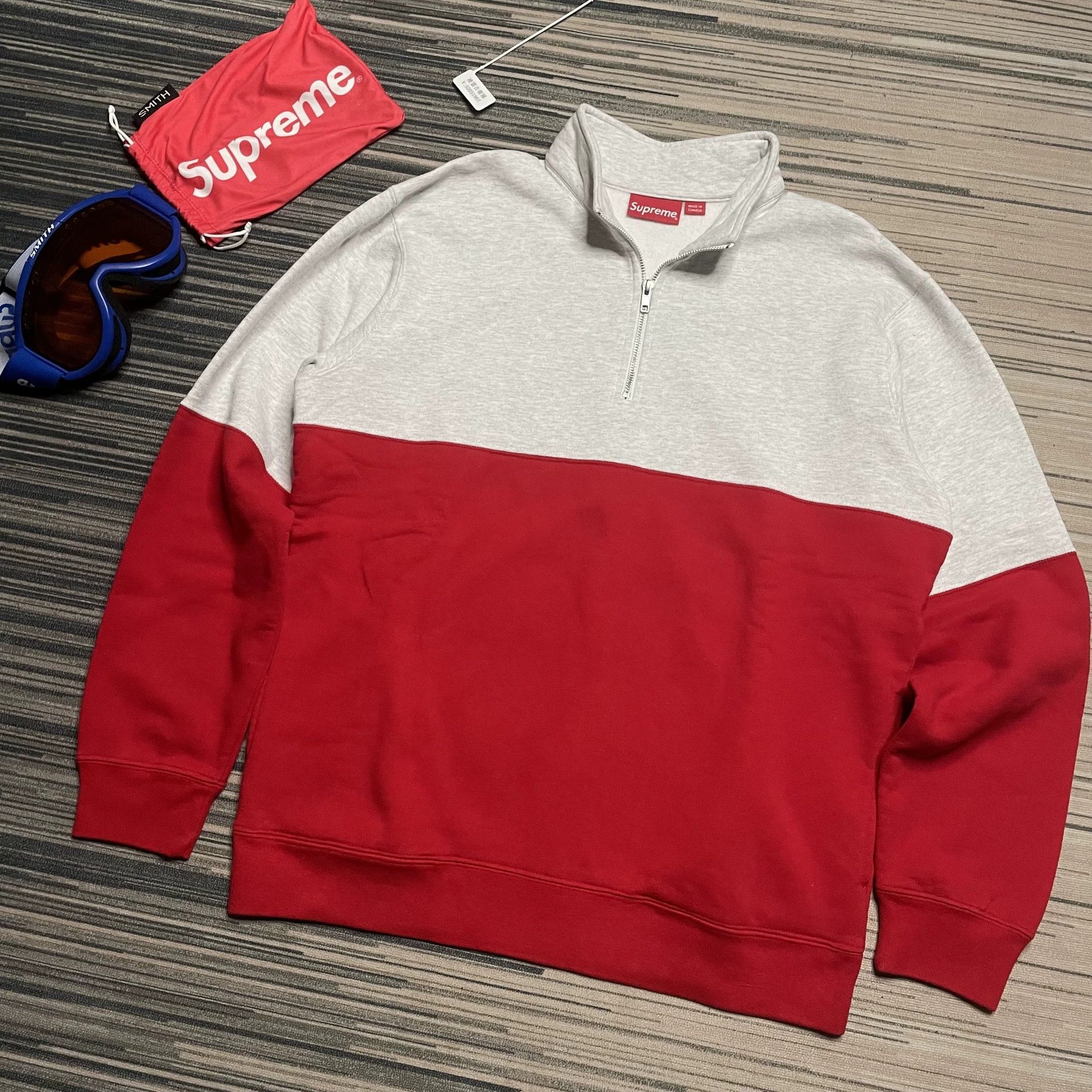 Supreme Supreme 3M Reflective Logo Half-Zip Fleece Size US L / EU 52-54 / 3 - 2 Thumbnail