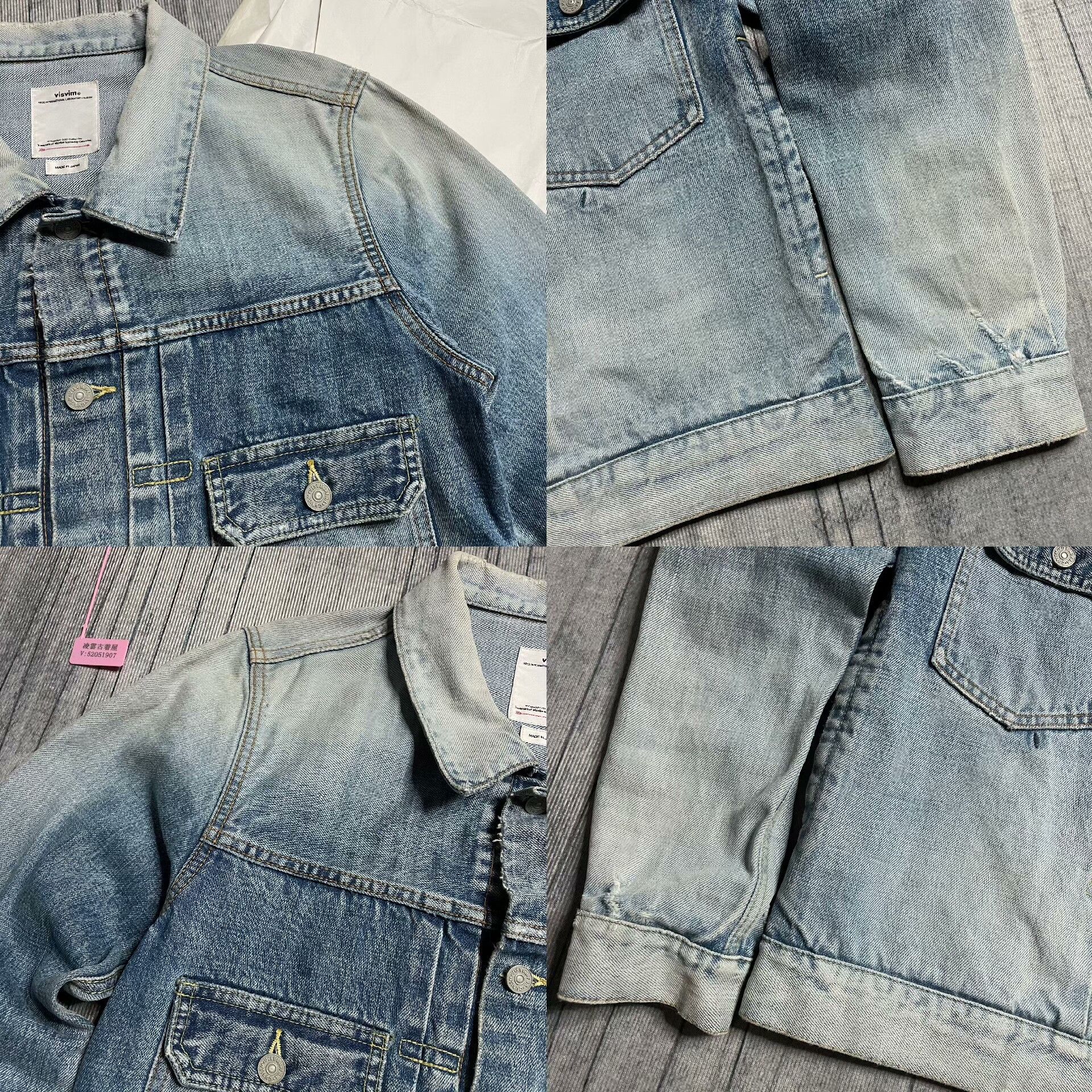 Visvim VISVIM 19SS 101 Distressed Denim Jacket Size US L / EU 52-54 / 3 - 3 Thumbnail
