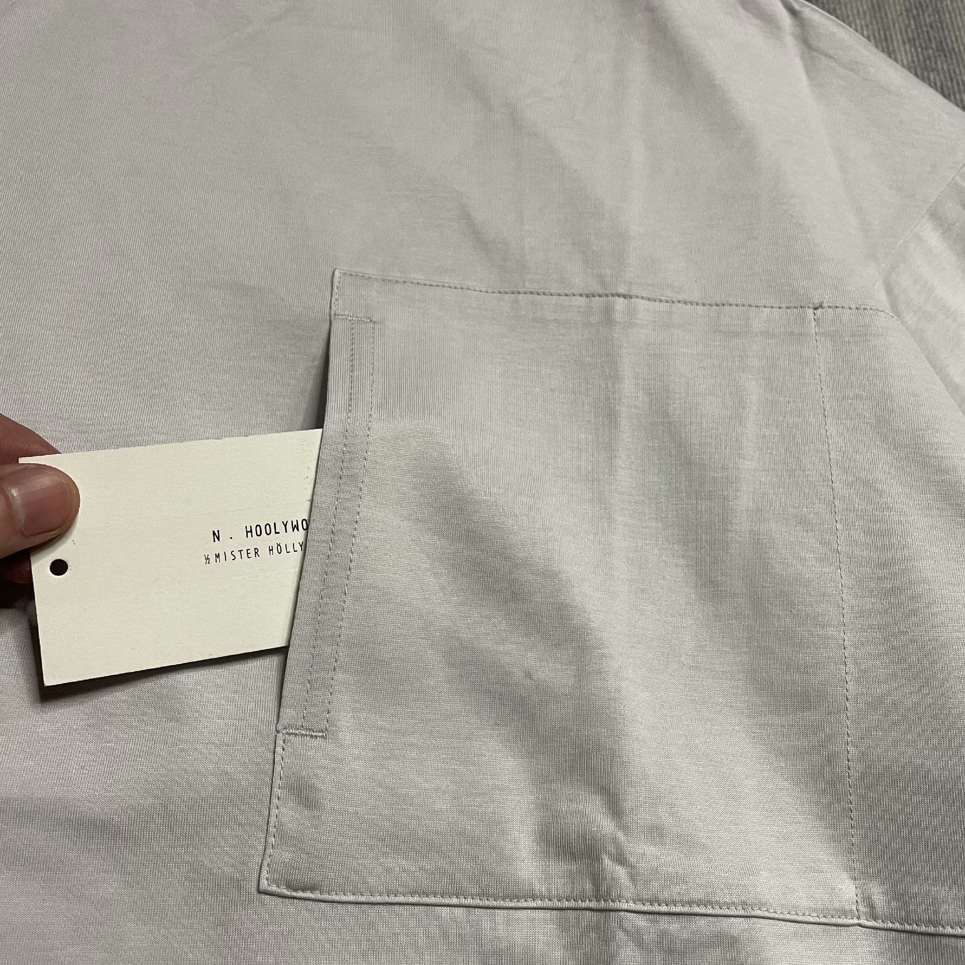 N.Hoolywood N.HOOLYWOOD 23AW Long Sleeve Pocket Tee Size US XXS / EU 40 - 4 Thumbnail