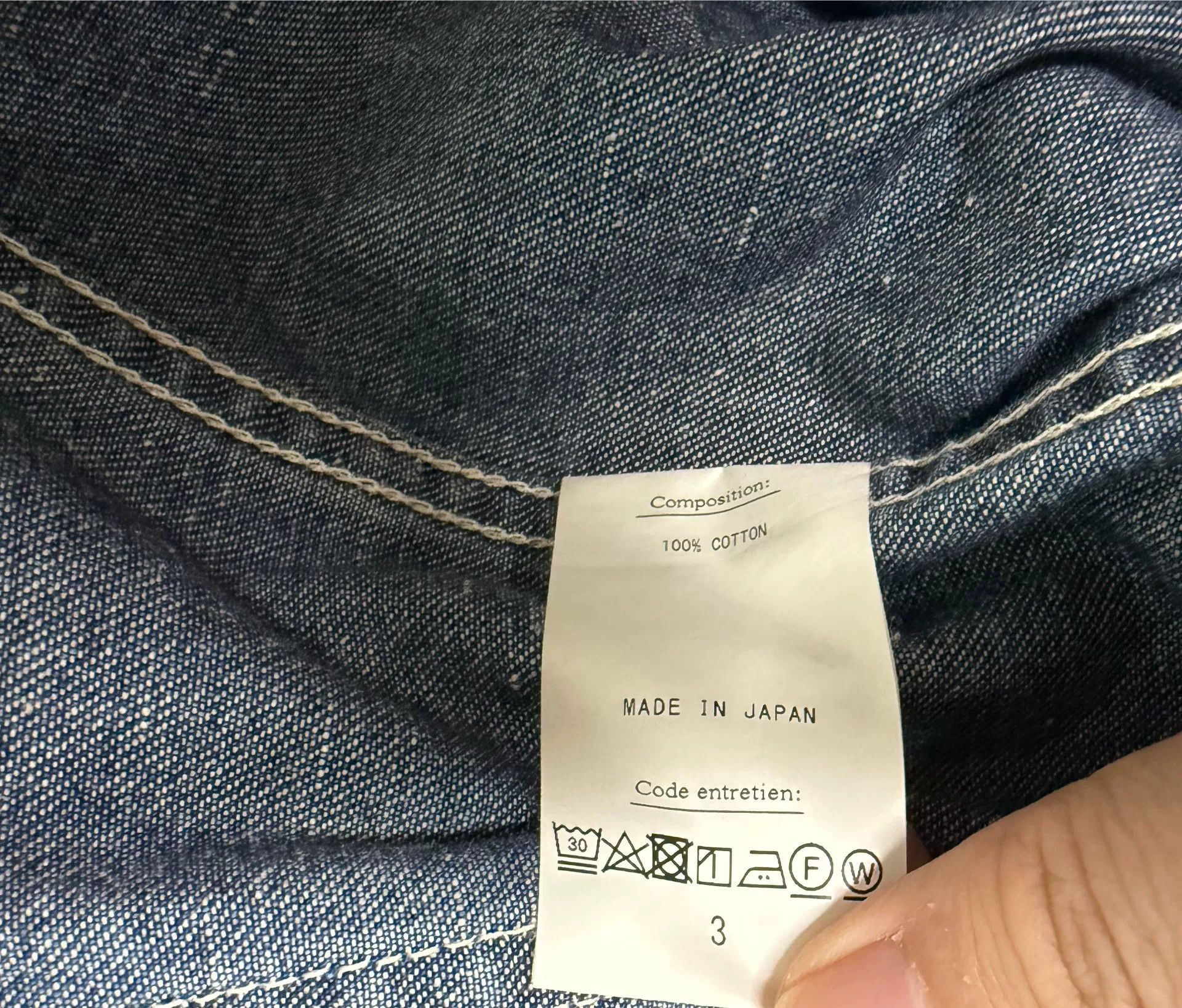 A.PRESSE A.Presse Washed Denim Size US L / EU 52-54 / 3 - 5 Thumbnail