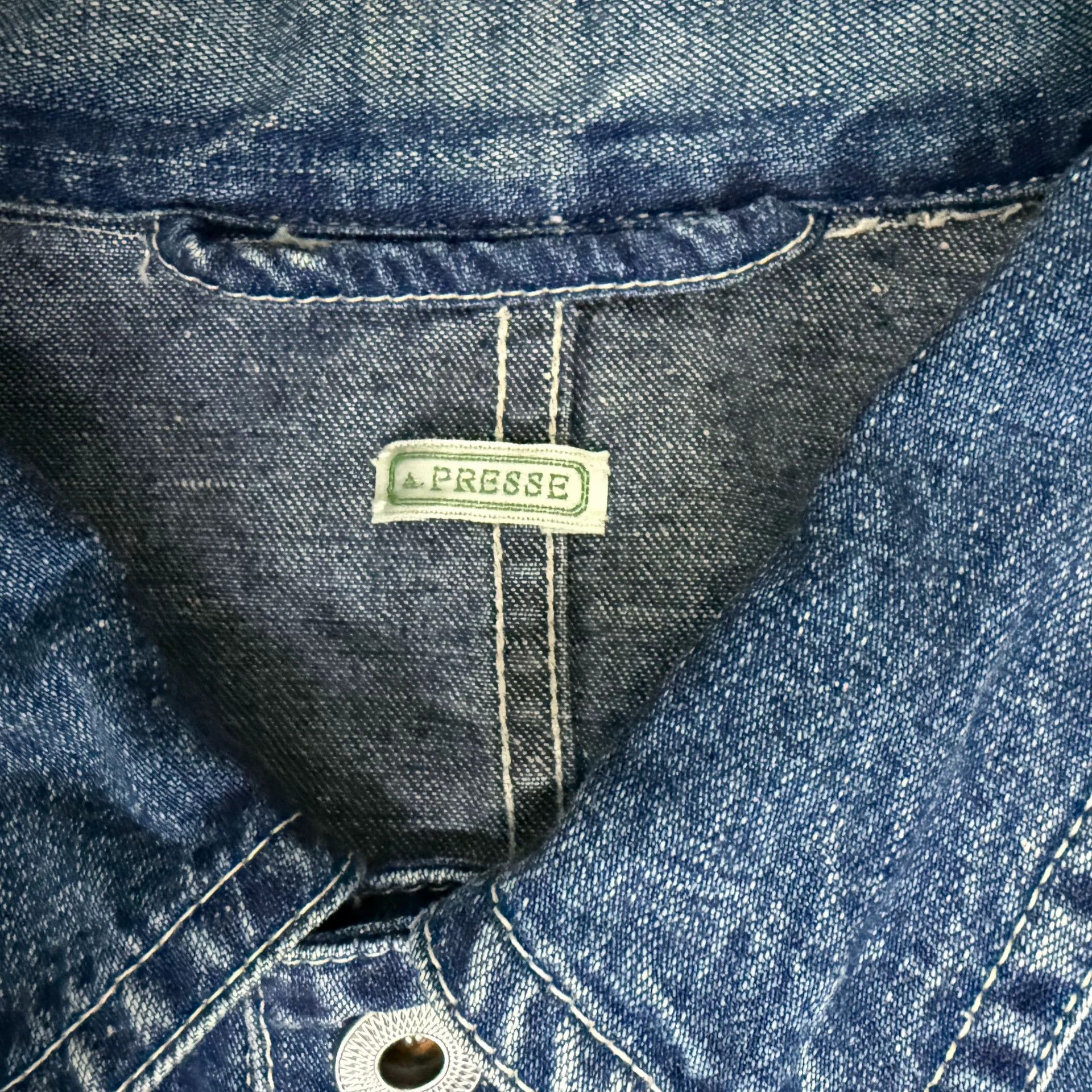 A.PRESSE A.Presse Washed Denim Size US L / EU 52-54 / 3 - 3 Thumbnail