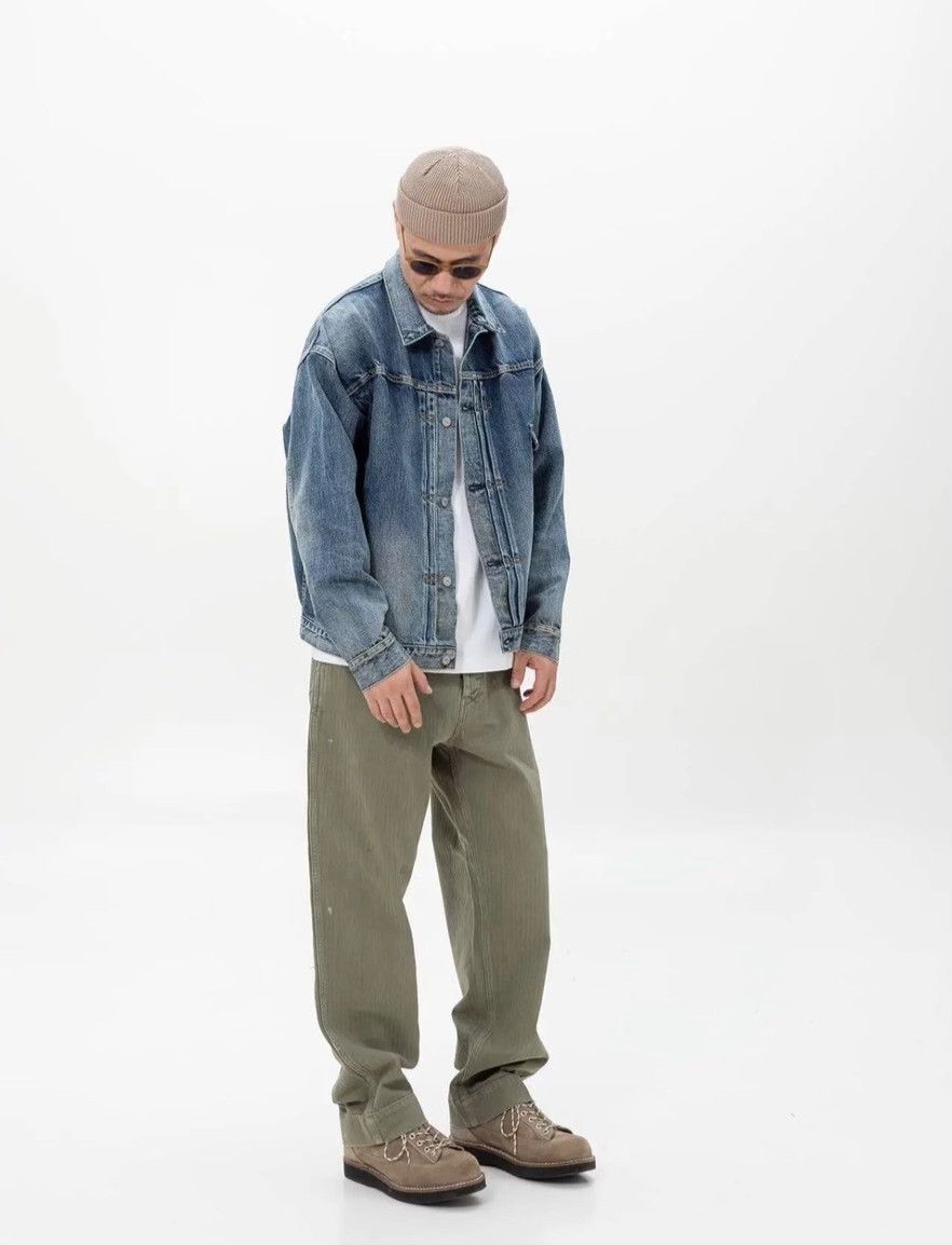 Wtaps 12.5oz Herringbone Distressed Cargo Pants Size US 31 - 4 Thumbnail