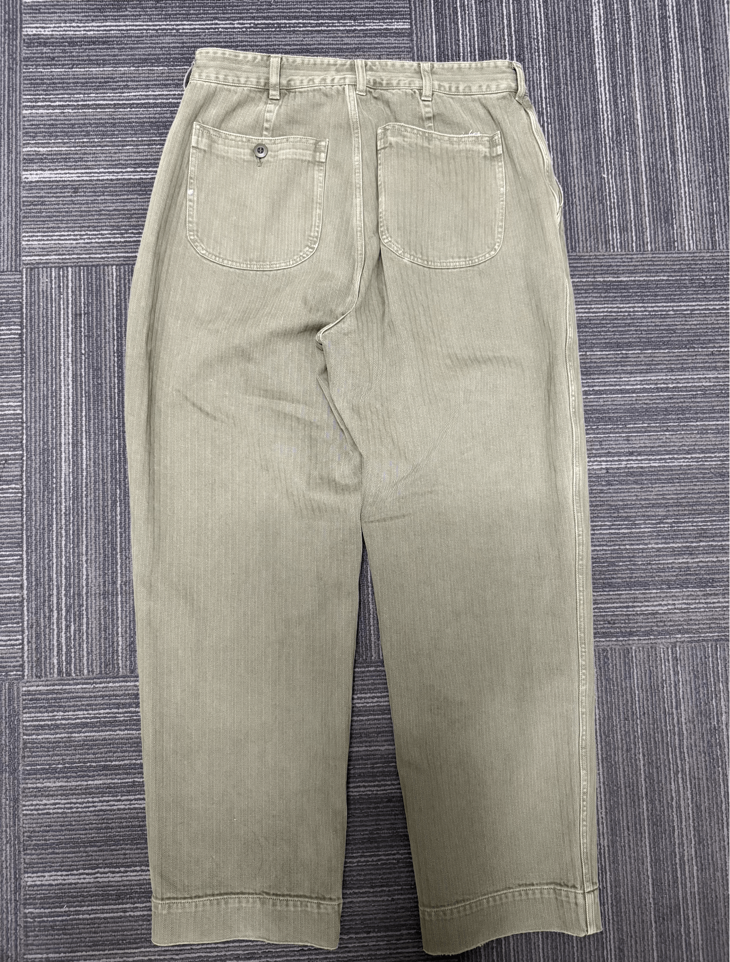 Wtaps 12.5oz Herringbone Distressed Cargo Pants Size US 31 - 2 Thumbnail