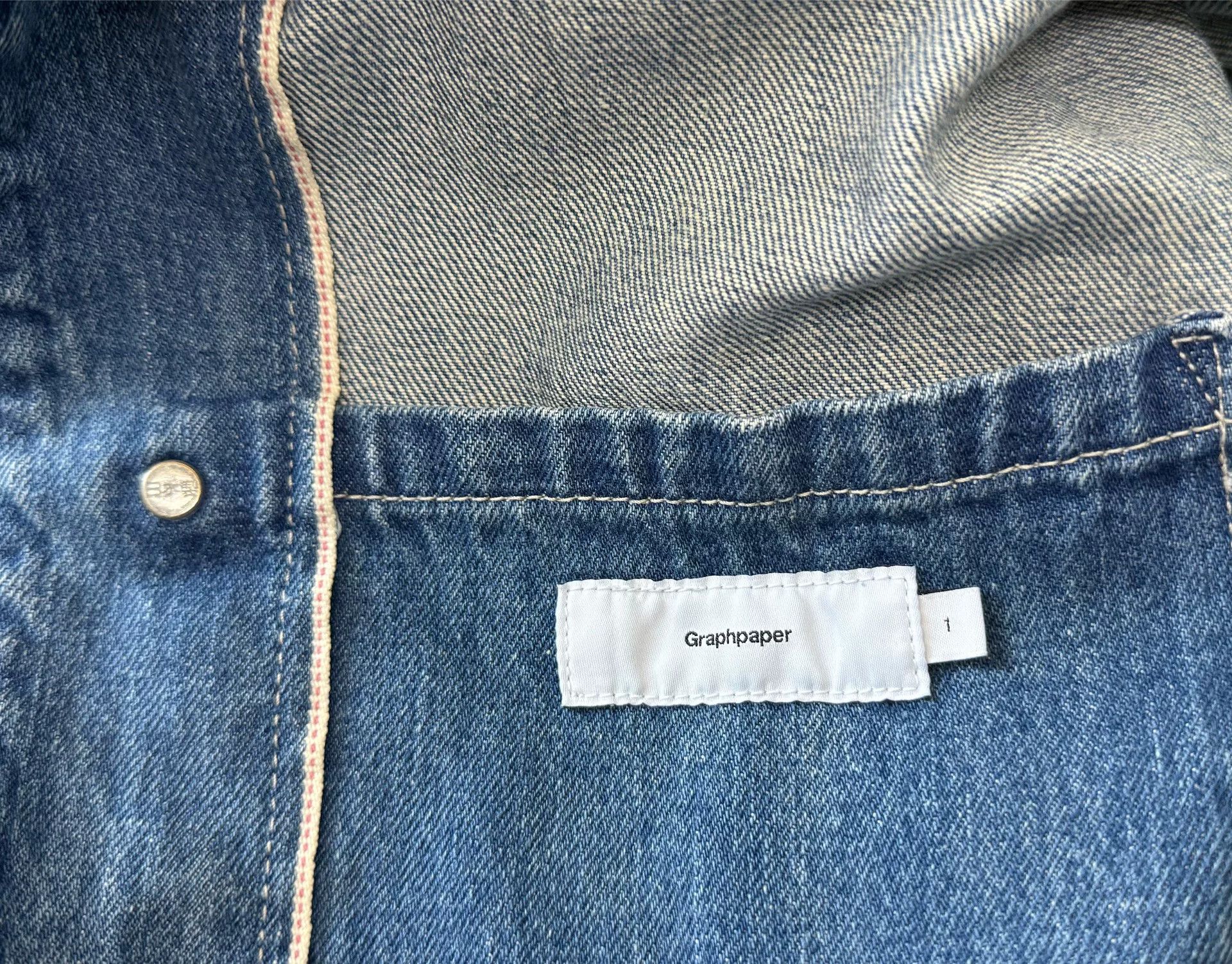 Graphpaper Graphpaper Minami Takayuki Denim Jacket Size US S / EU 44-46 / 1 - 5 Thumbnail