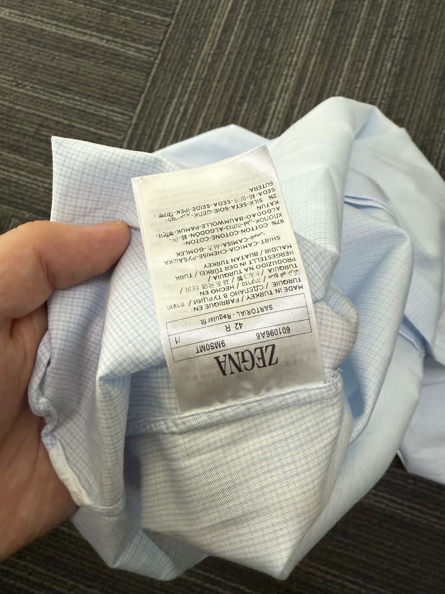 Ermenegildo Zegna Zegna Men's Ready-to-Wear Shirt Size US XS / EU 42 / 0 - 4 Thumbnail