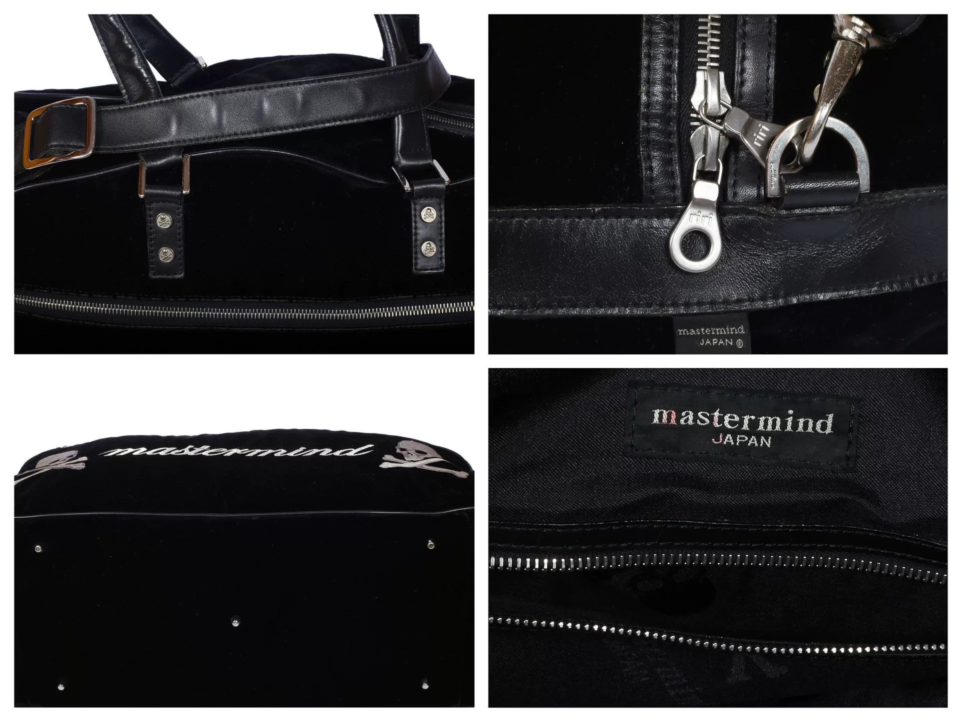 Mastermind Japan Mastermind Japan 12AW Silver Velvet Boston Bag Size ONE SIZE - 8 Thumbnail
