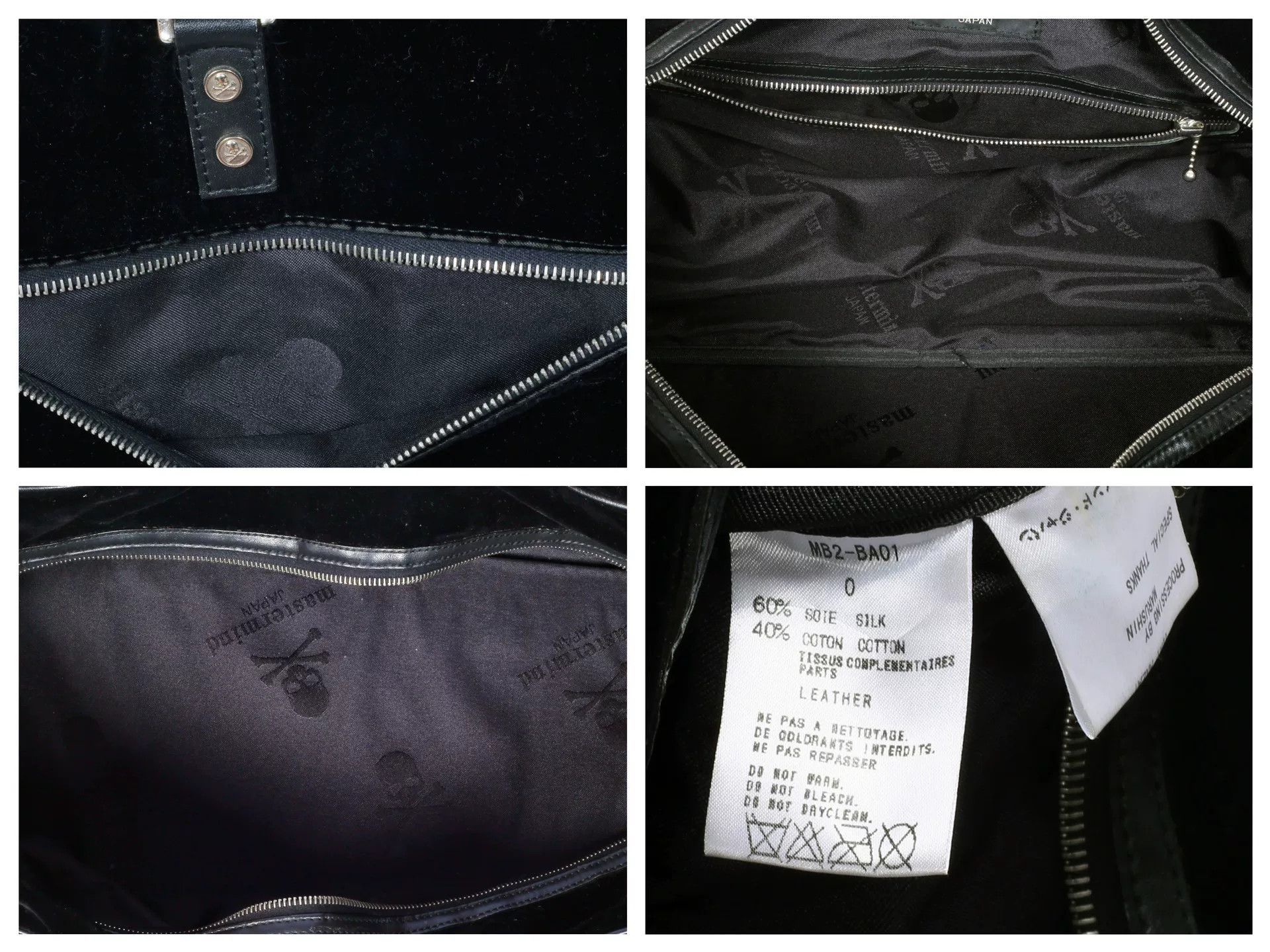 Mastermind Japan Mastermind Japan 12AW Silver Velvet Boston Bag Size ONE SIZE - 9 Thumbnail