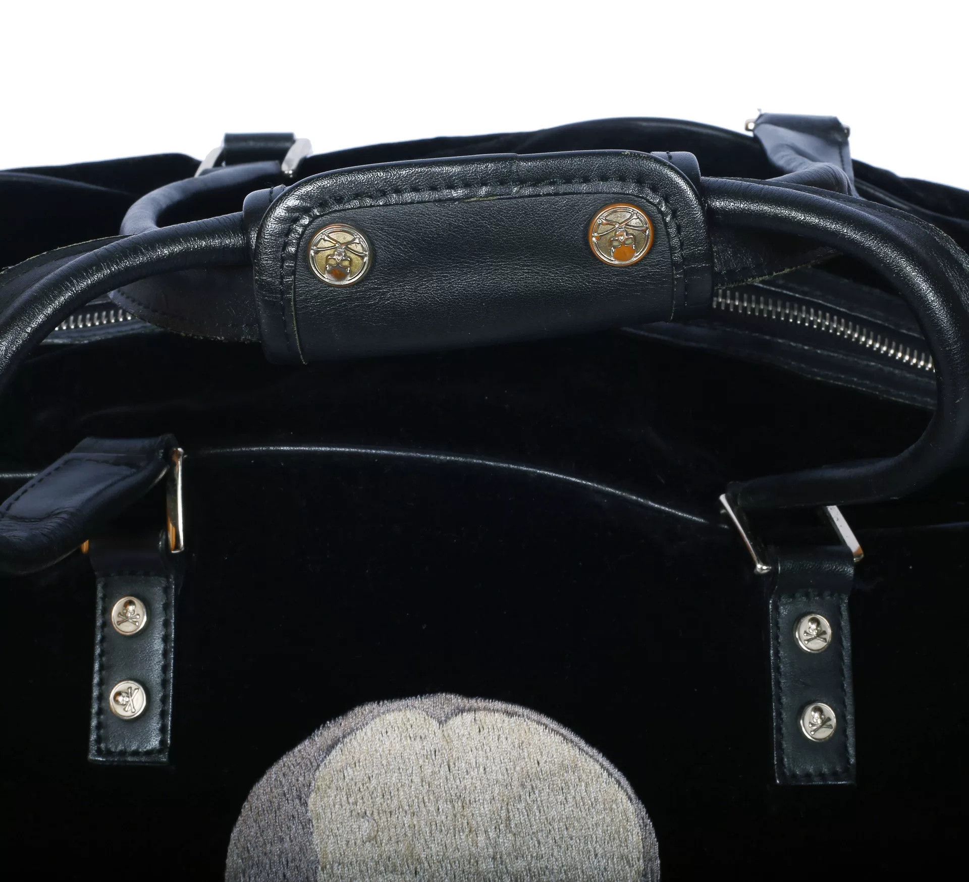Mastermind Japan Mastermind Japan 12AW Silver Velvet Boston Bag Size ONE SIZE - 6 Thumbnail