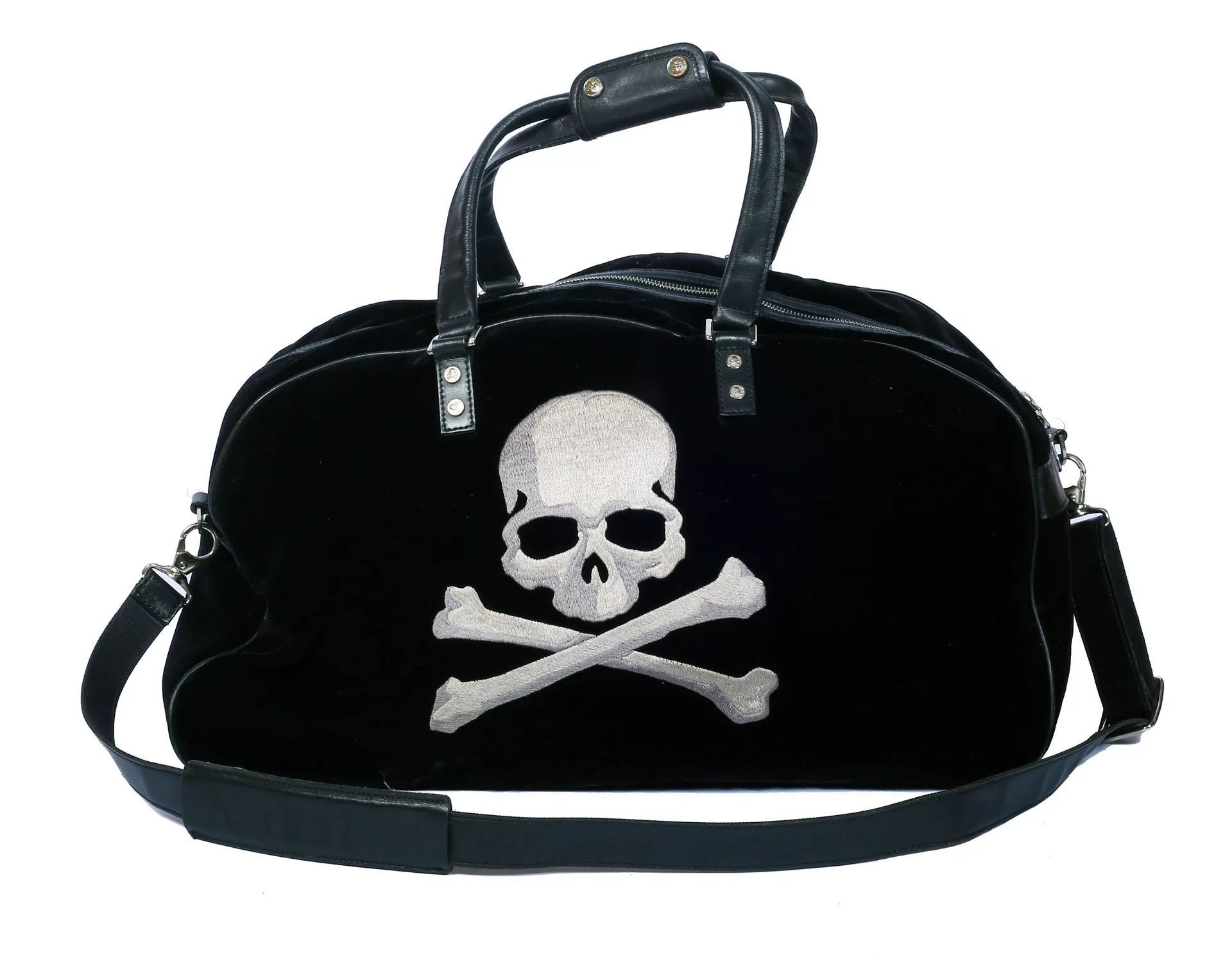 Mastermind Japan Mastermind Japan 12AW Silver Velvet Boston Bag Size ONE SIZE - 2 Thumbnail