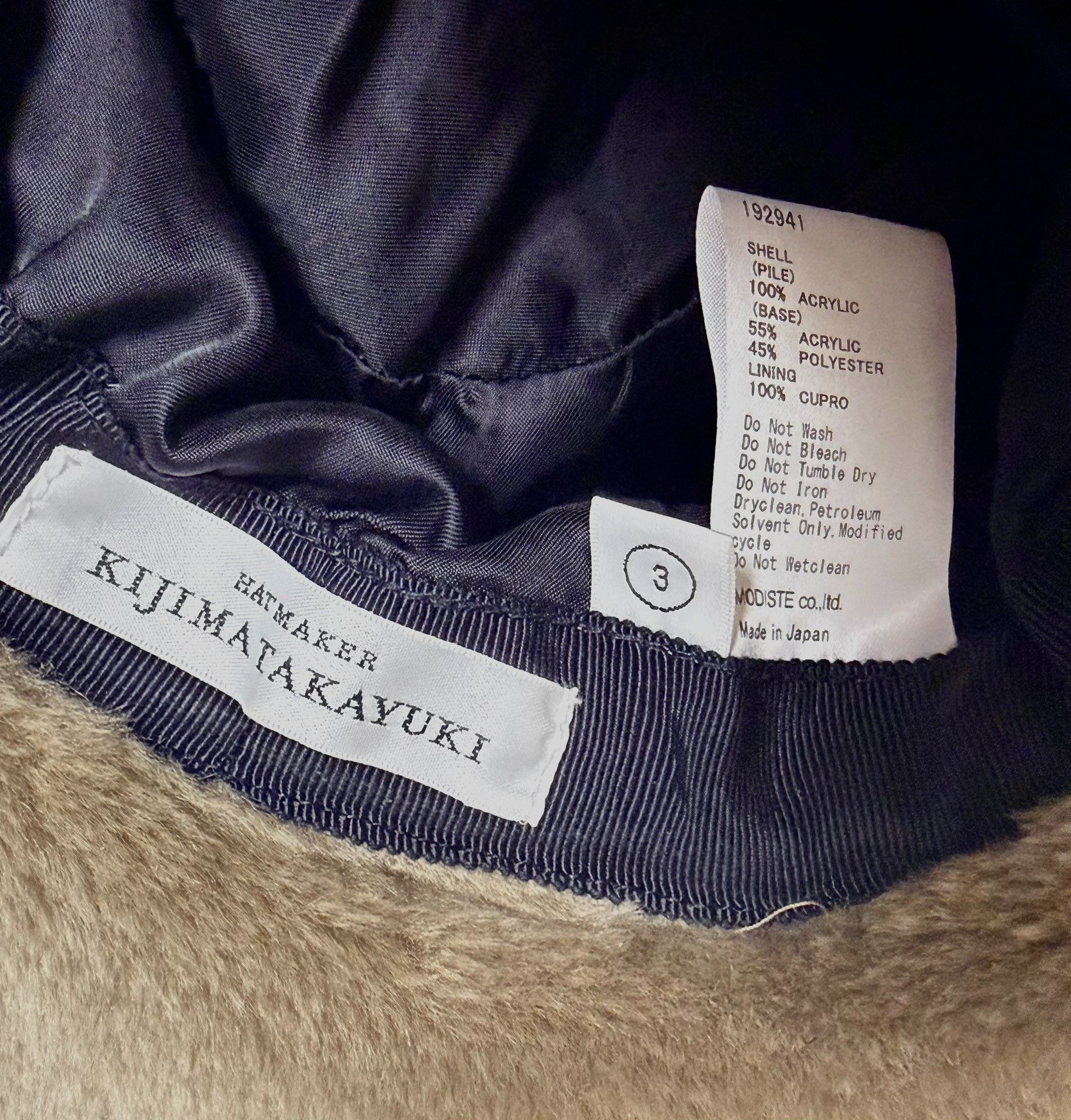KIJIMA TAKAYUKI Kijima Takayuki Artificial Fur Bucket Hat Size ONE SIZE - 9 Thumbnail