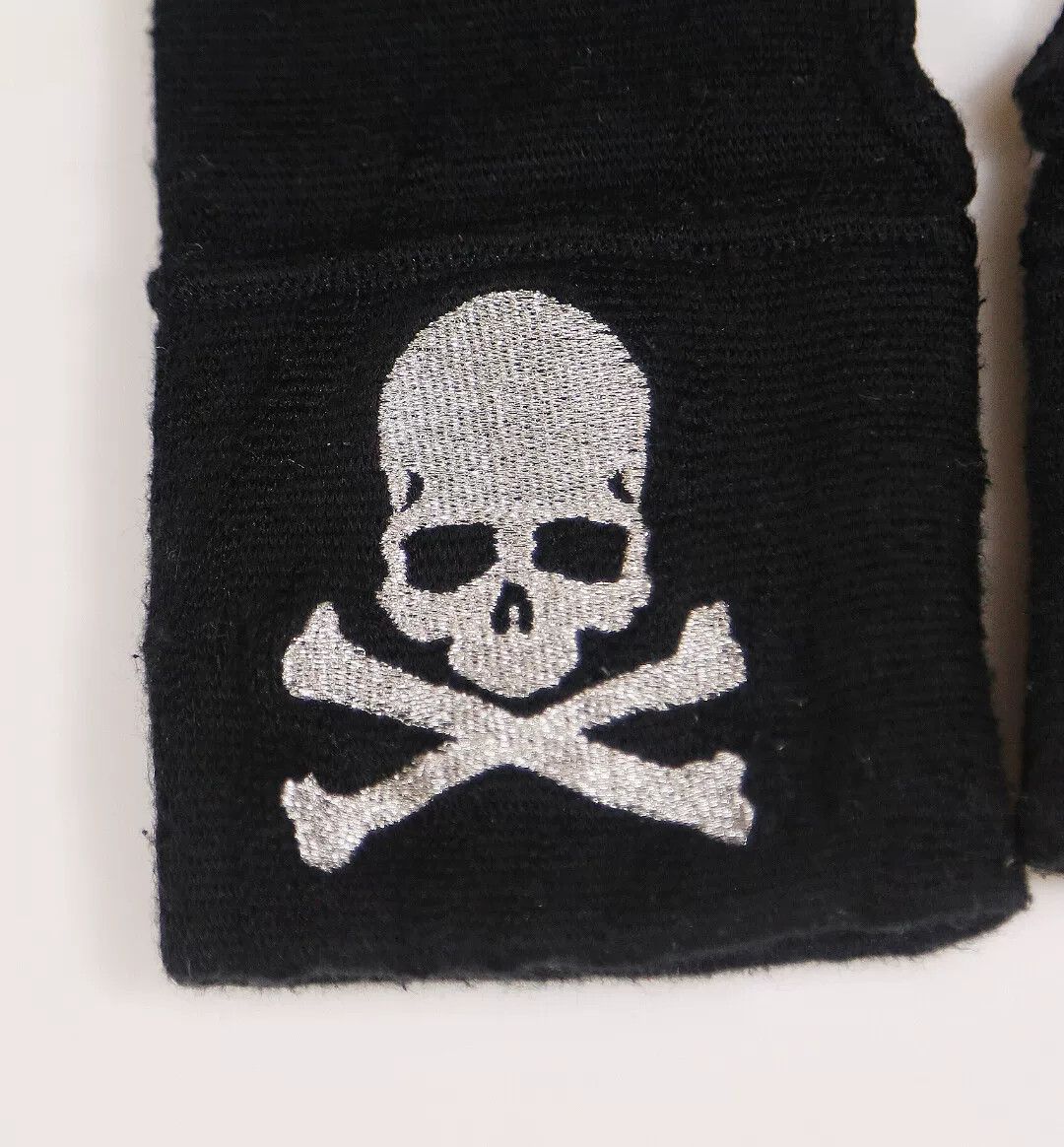 Mastermind Japan mastermind Japan MMJ Skull Embroidery Fingerless Gloves Size ONE SIZE - 3 Thumbnail
