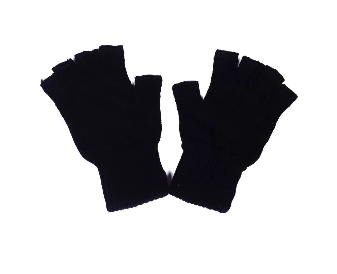 Mastermind Japan mastermind Japan Skull Embroidery Fingerless Gloves Size ONE SIZE - 2 Thumbnail