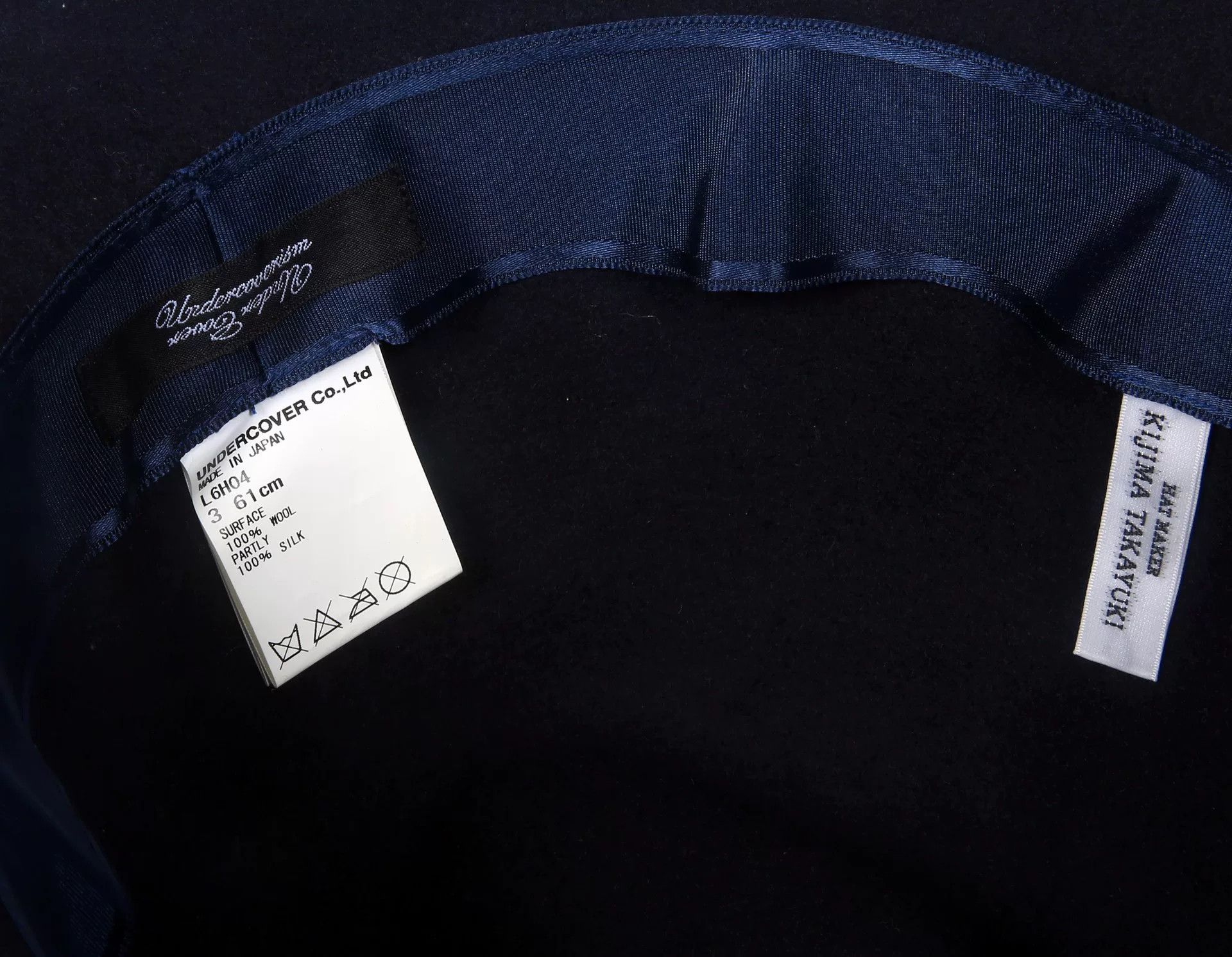 KIJIMA TAKAYUKI Undercover Kijima Takayuki Trilby Hat Size ONE SIZE - 5 Thumbnail