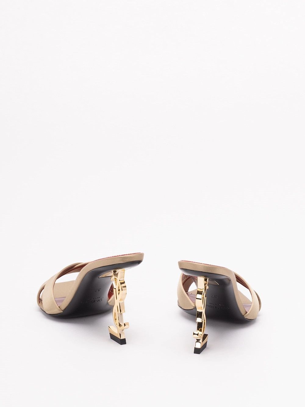Saint Laurent Paris `Opyum` Mules Size US 7 / IT 37 - 3 Thumbnail
