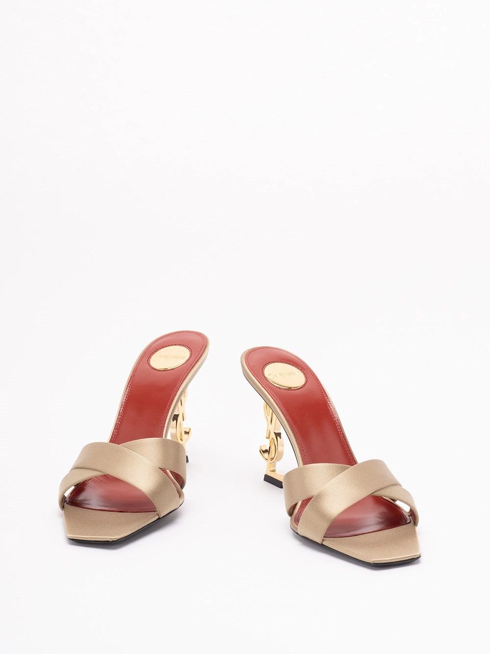 Saint Laurent Paris `Opyum` Mules Size US 7 / IT 37 - 2 Thumbnail