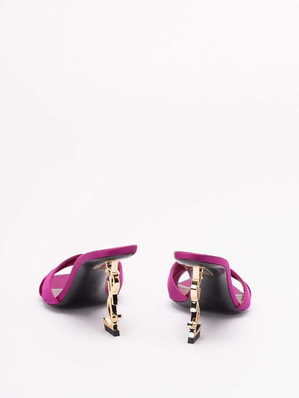 Saint Laurent Paris `Opyum` Mules Size US 8 / IT 38 - 3 Thumbnail