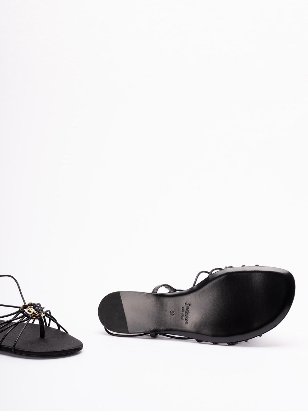 Saint Laurent Paris `Babylone` Sandals Size US 10 / IT 40 - 4 Thumbnail