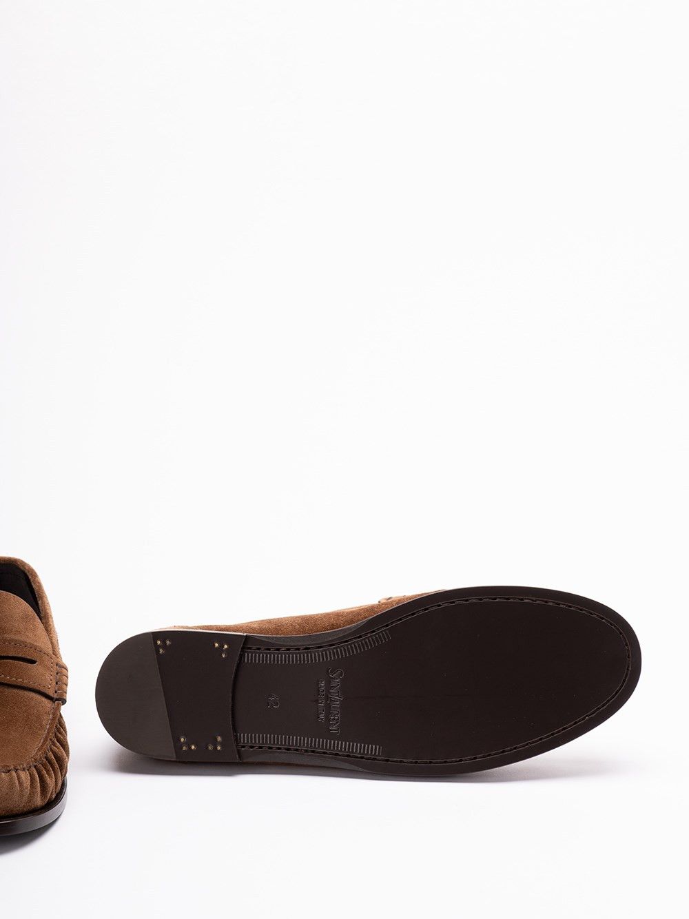 Saint Laurent Paris `Laurent` Loafers Size US 12 / EU 45 - 4 Thumbnail