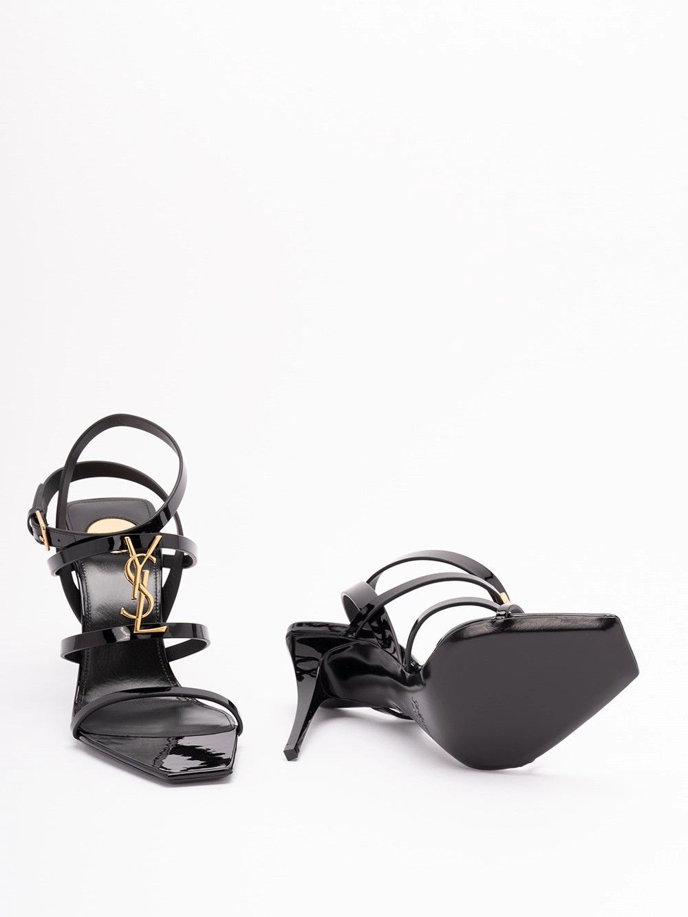 Saint Laurent Paris `Cassandra` Sandals Size US 7.5 / IT 37.5 - 4 Thumbnail