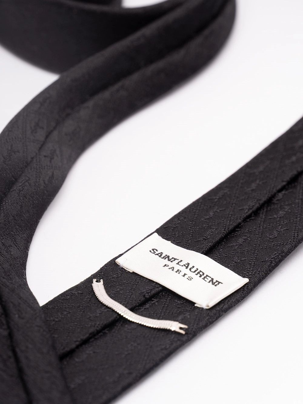 Saint Laurent Paris `Monogram` Tie Size ONE SIZE - 2 Thumbnail