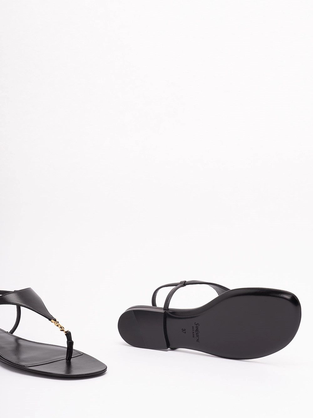 Saint Laurent Paris `Cassandra` Sandals Size US 10 / IT 40 - 4 Thumbnail