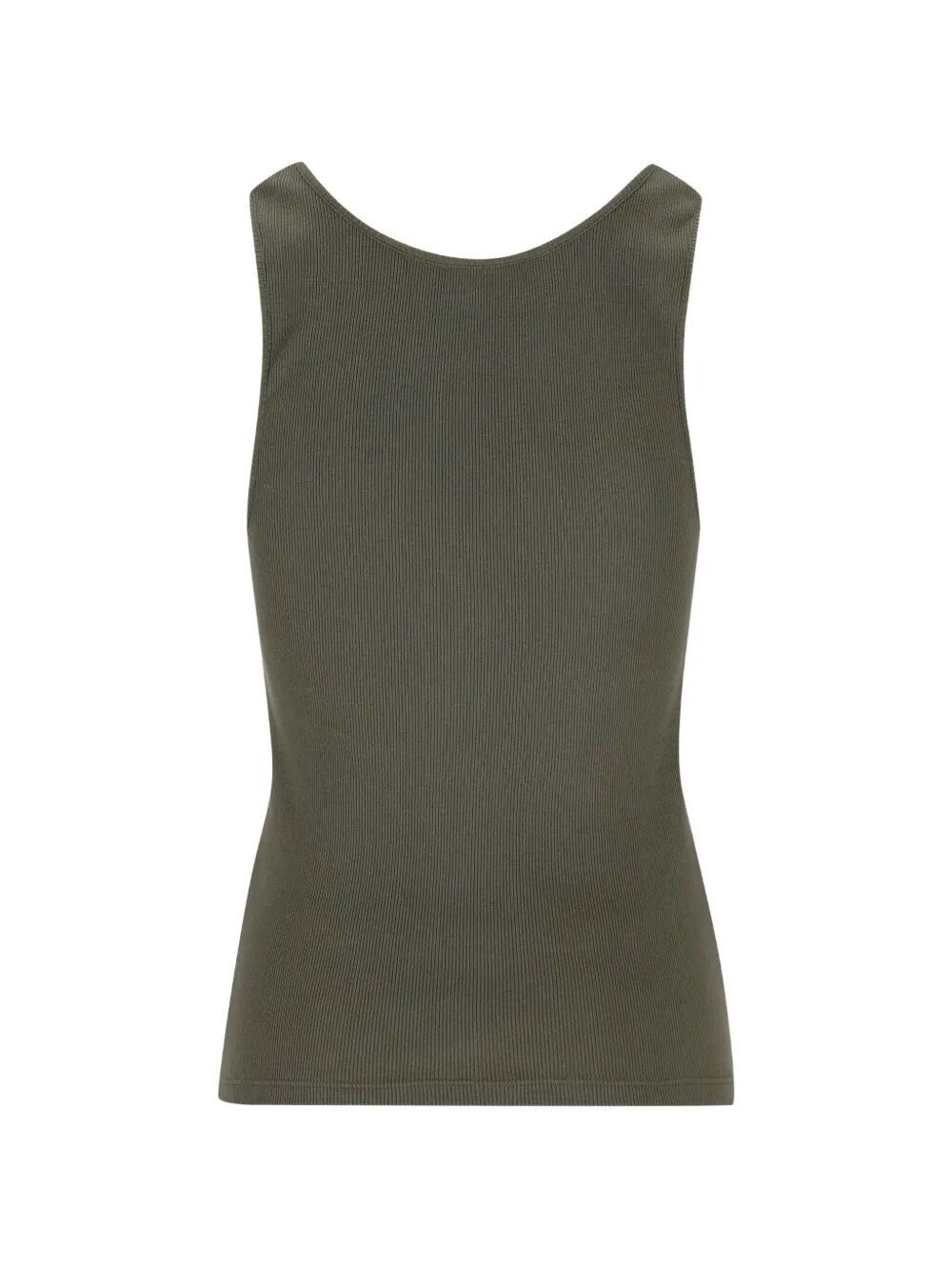 Saint Laurent Paris Embroidered Tank Top Size L / US 10 / IT 46 - 2 Thumbnail