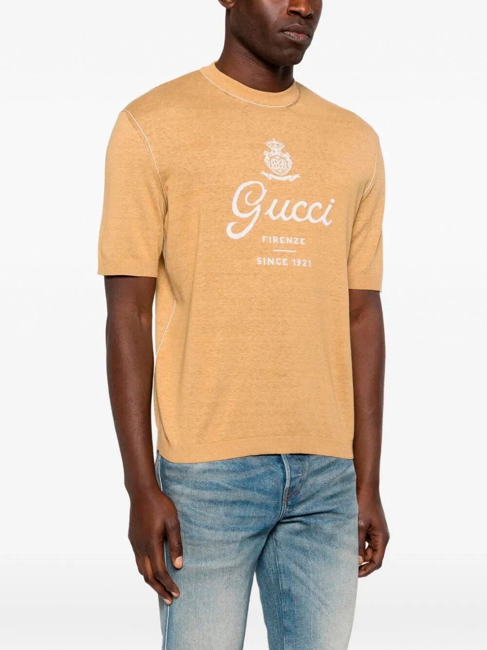 Gucci Short Sleeve Crew-Neck Sweater Size US M / EU 48-50 / 2 - 4 Thumbnail