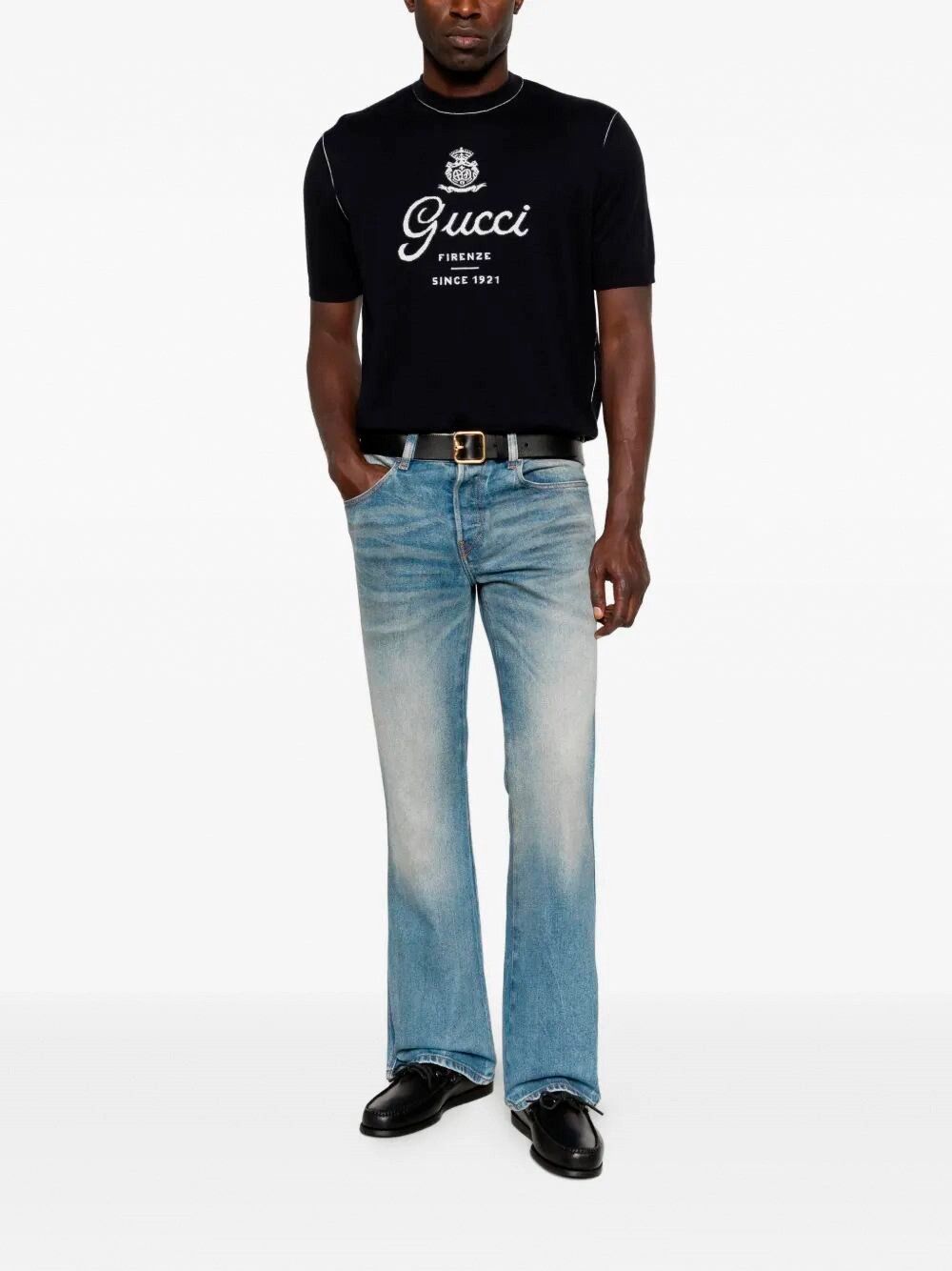 Gucci Short Sleeve Crew-Neck Sweater Size US XL / EU 56 / 4 - 2 Thumbnail