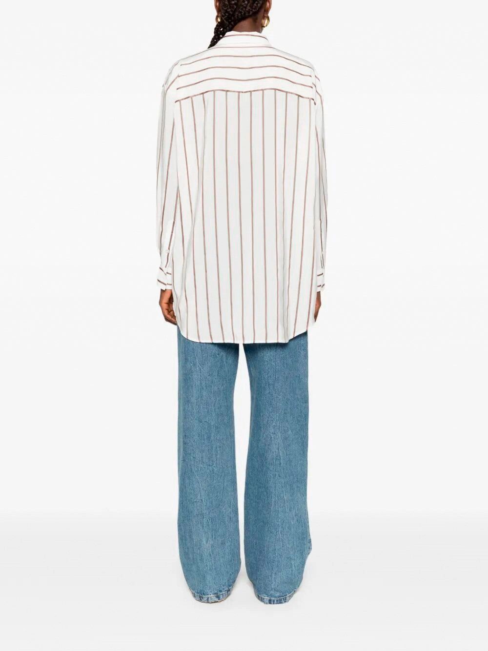 Gucci `Web` Shirt Size M / US 6-8 / IT 42-44 - 4 Thumbnail