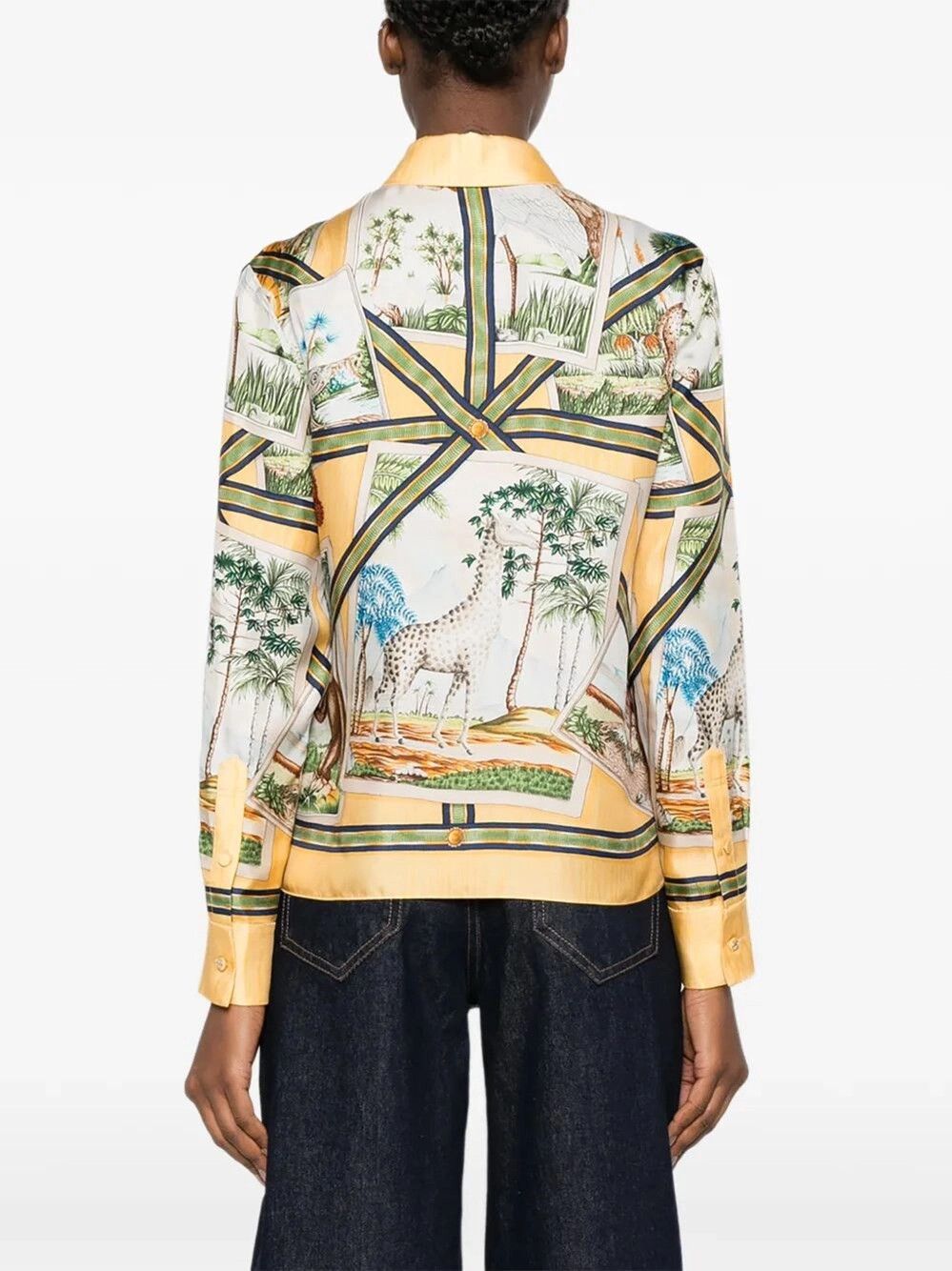 Gucci `Viaggiatore Immaginario` Shirt Size L / US 10 / IT 46 - 5 Thumbnail