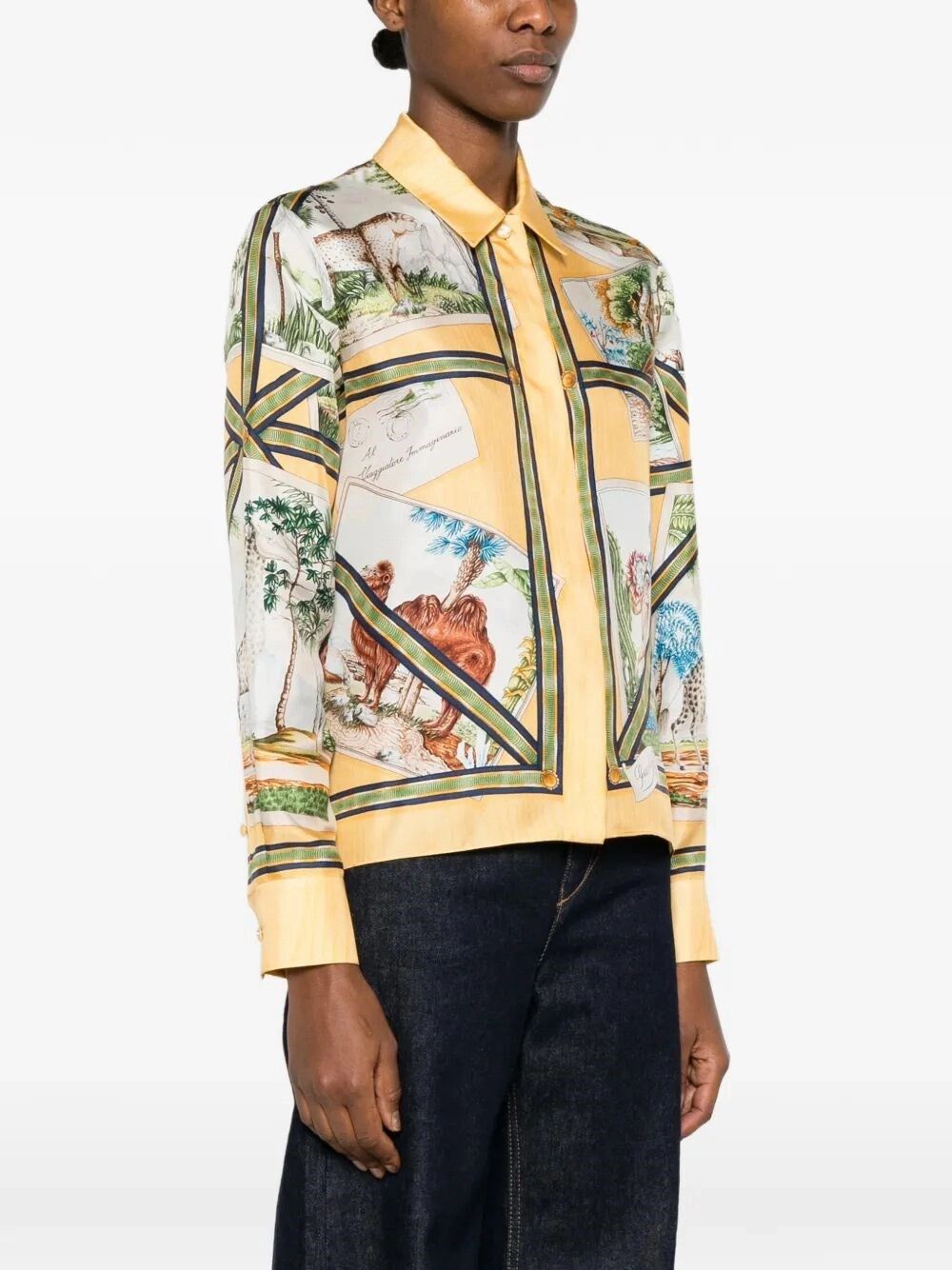 Gucci `Viaggiatore Immaginario` Shirt Size XL / US 12-14 / IT 48-50 - 2 Thumbnail